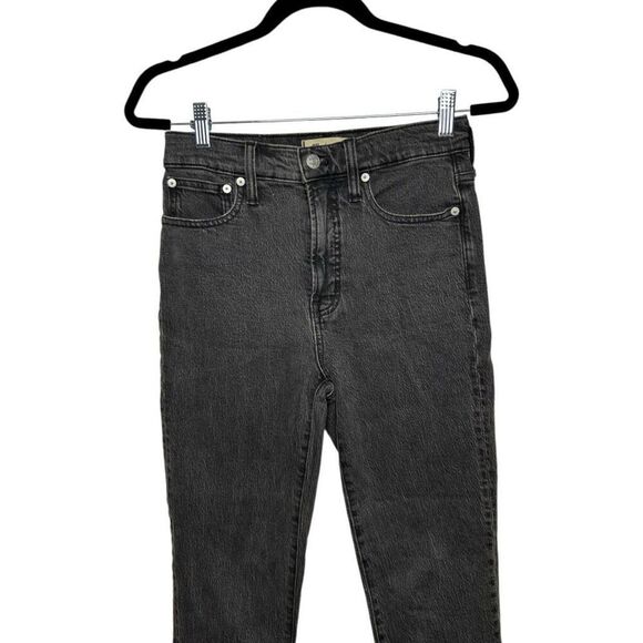 Madewell The Perfect Vintage Jean Size 25 Charcoal Gray Classic Timeless Minimal - Picture 2 of 11